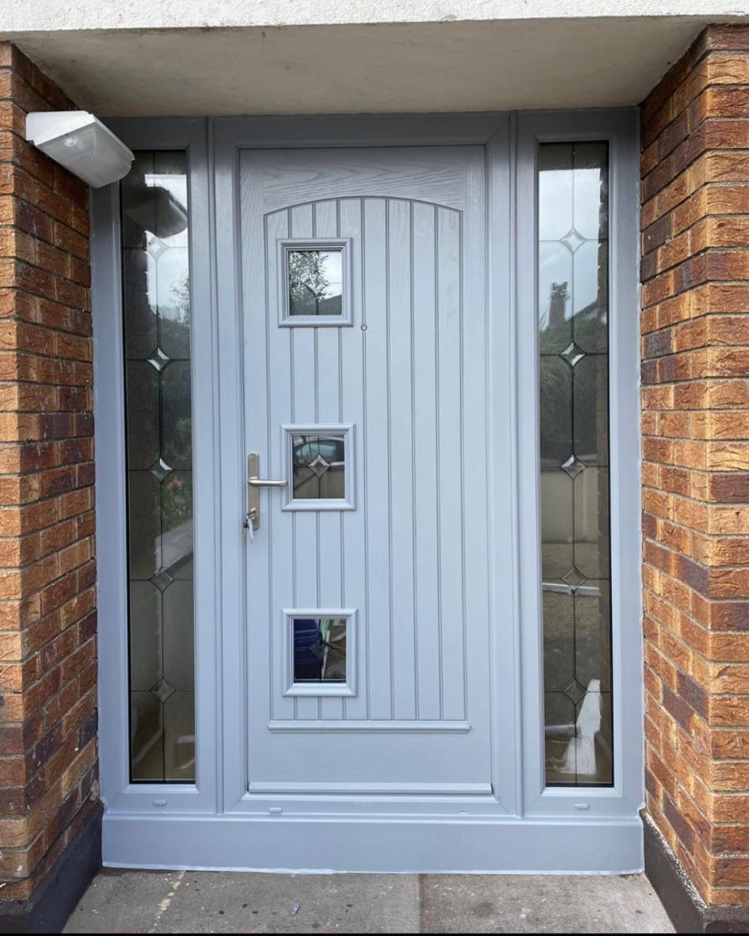 Grey composite door, Clontarf