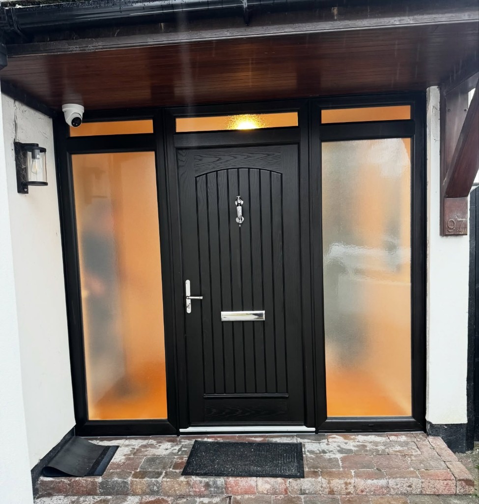 After: black composite door by WOW Windows Dublin